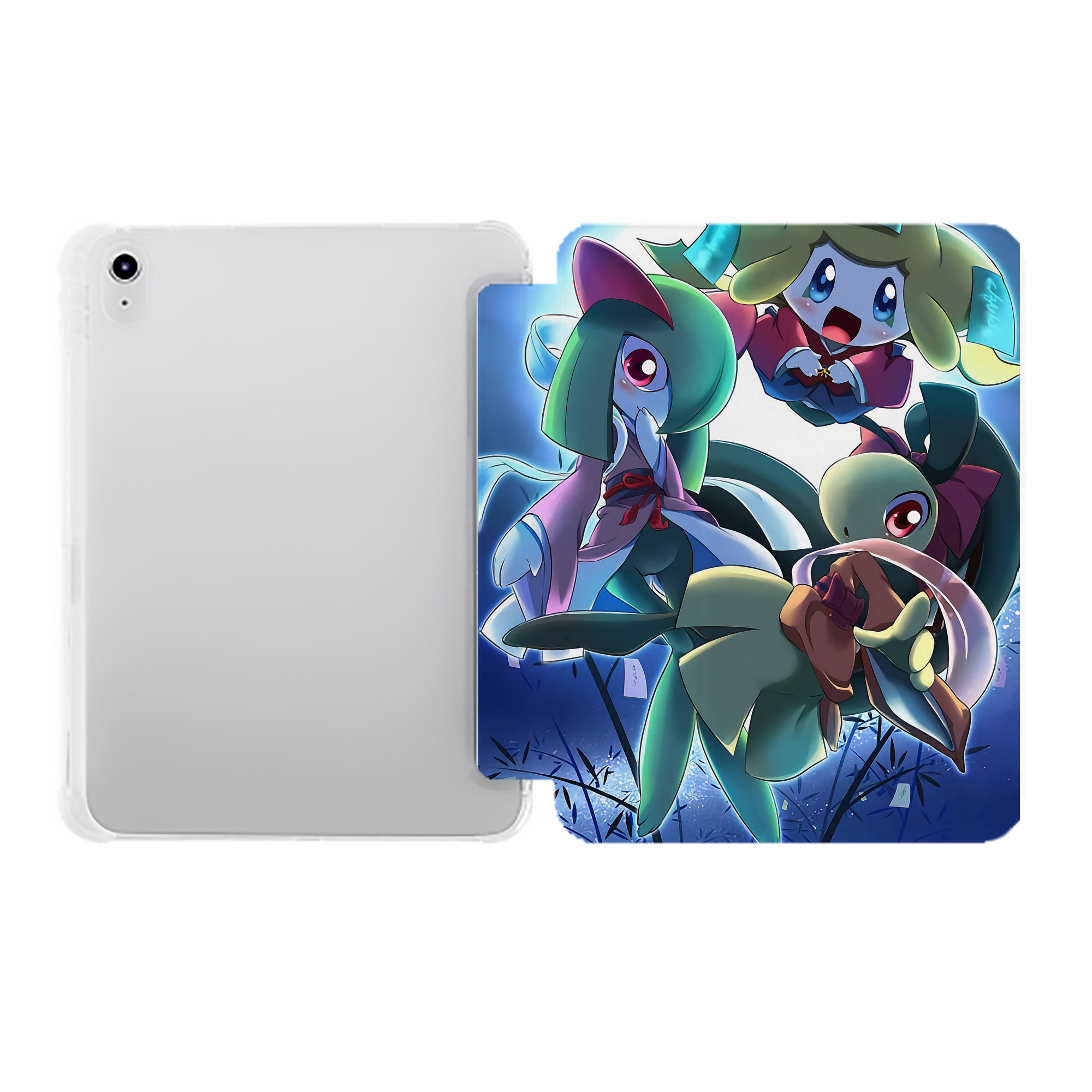 （画像用） ポケットモンスター Pokémon IPad ケース ペン収納付き 三つ折りスタンド PUレザー×シリコン 対応機種9.5/10.5/10.9インチ